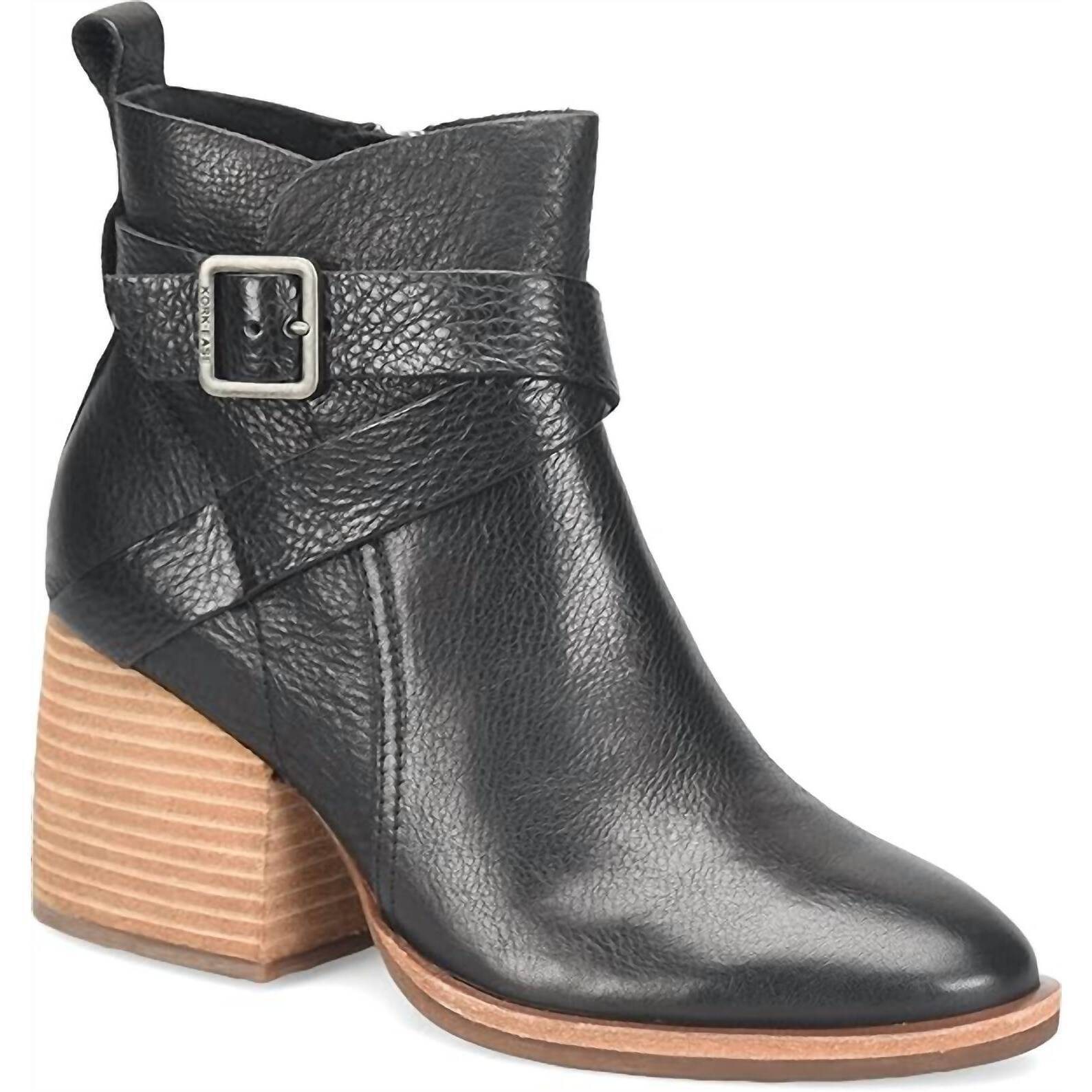 New Kork-Ease Women's Joelle Ankle Boot In Black